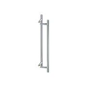 DELTANA 36in Back to Back Round Offset Door Pulls Satin Stainless Steel Finish SSPORBB36U32D